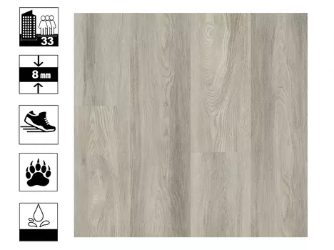 Ламинат Kronostar Synonym AC5/33 Aqua Out (8мм) Дуб Риола