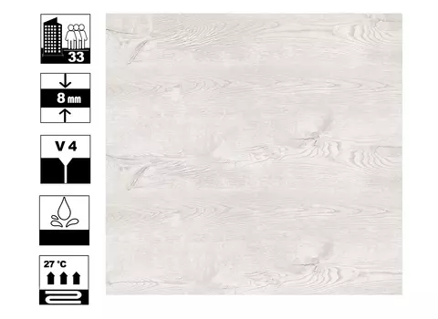 Ламинат Loc Floor 8мм/33кл Дуб средневековый 4V