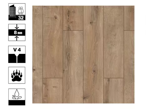 Ламинат Look ID11 Дуб Файн 8 мм 32 класс V4