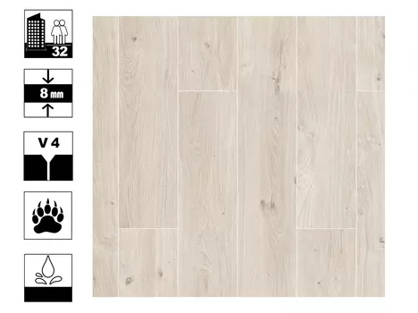 Ламинат Look ID13 Дуб Оммаж 8 мм 32 класс V4