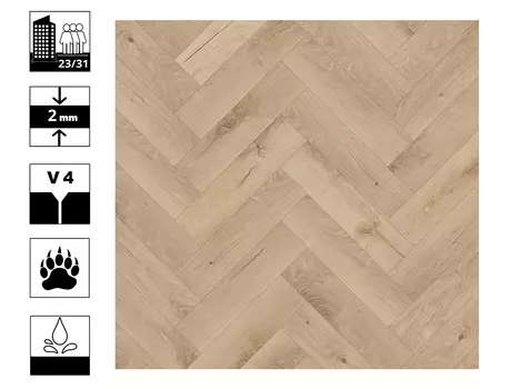 Ламинат LVT DB Invictus PrimusParquet Blonde