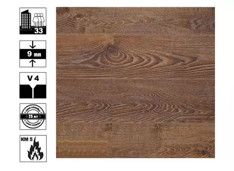 Ламинат Tarkett Эстетика 33 класс 9мм Натур коричневый
