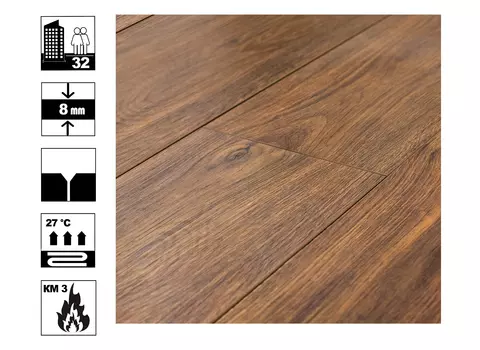 Ламинат Таркетт ПЕРВАЯ Уральская (Дуб коричневый)