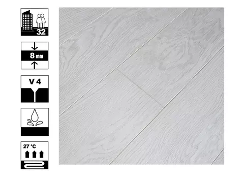 Ламинат Timber Lumber Дуб Морозный 32кл 8 V4
