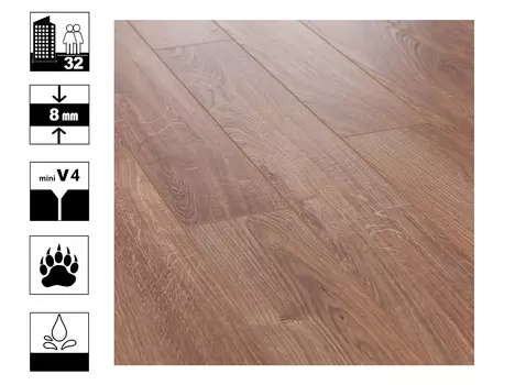 Ламинат влагостойкий Bonkeel Slim Wood 320 4V mini, 8/32