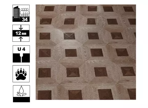 Ламинат WoodStyle Opera Лоэнгрин 12/34