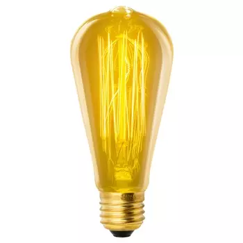 Лампа накаливания Uniel Vintage, конус IL-V-ST64-60/GOLDEN/E27