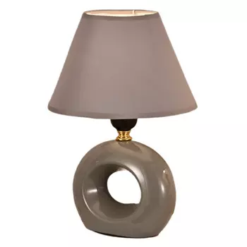 Лампа настольная РОСТОК 18329 GR h280 1х60W E27, DIY22 цвет серый/серый абажур