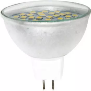 Лампа светодиодная, 36LED (7W) 230V G5.3 4000K прозрачная, LB-26