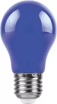 Лампа светодиодная, (3W) 230V E27 синий, LB-375