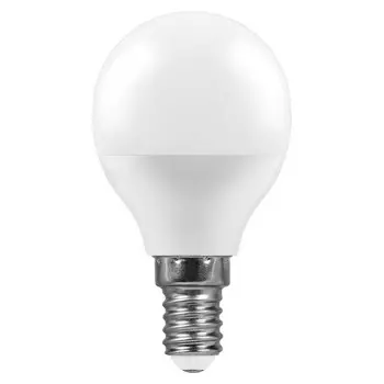 Лампа светодиодная 42LED-G45-7W-230-3000K-E14