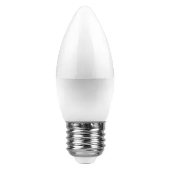 Лампа светодиодная Feron LB-97 Свеча E27 7W 2700K