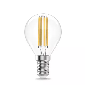 Лампа светодиодная GAUSS филаментная Filament Elementary 8Вт шар 4100К Е14 540лм