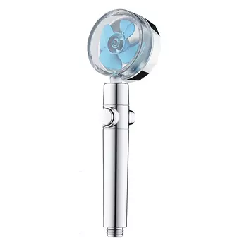 Лейка душевая TURBO, ARGO синий, с фильтром, пластик, 1/2", блистер