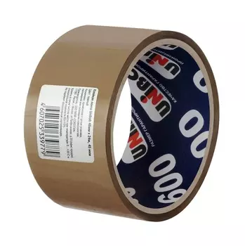 Лента клейкая упаковочная Unibob 0,048х24м, коричневая