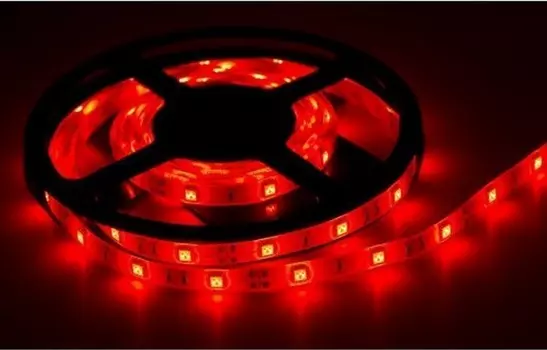 Лента светодиодная PLS 2835/ 60-12V Red IP65 5 м