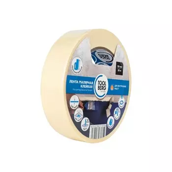 Лента T4P малярная клейкая на крепированной бумаге, 30мм х 50м