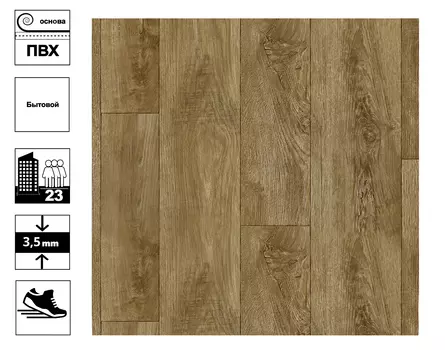 Линолеум Философия Дайкири 6, ширина 3 м