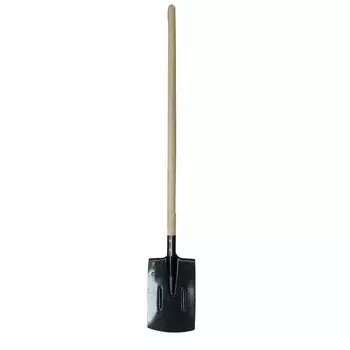 Лопата штыковая прямоугольная (рельсовая сталь) с черенком 1с