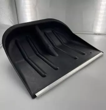 Лопата снеговая №2 с алюминиевой планкой, 400х460 мм