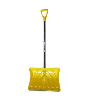 Лопата снеговая Гардения SnowПингвин с фибергласовым черенком и V-ручкой