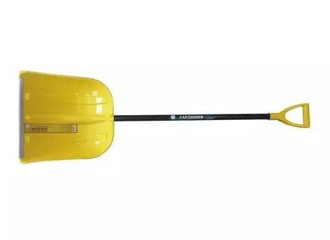 Лопата снеговая Гардения Тибет с фибергласовым черенком и V-ручкой