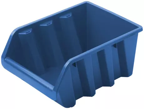 Лоток для крепежа пластиковый 375х225х160 мм, синий