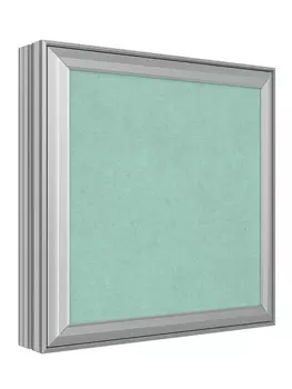 Люк ревизионный D Ceramo Base 200х200 скрыт.монтаж съемный алюминий