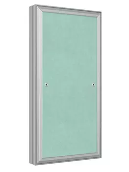 Люк ревизионный D Ceramo Base 200х400 скрыт.монтаж съемный алюминий