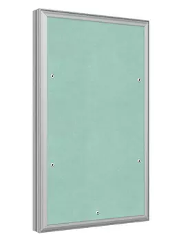 Люк ревизионный D Ceramo Base 300х500 скрыт.монтаж съемный алюминий
