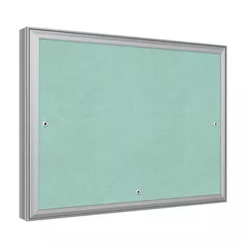 Люк ревизионный D Ceramo Base 400х300 скрыт.монтаж съемный алюминий