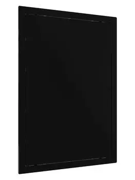 Люк ревизионный LN фланец 200х300 нажимной 223х323 пластик Black EVECS