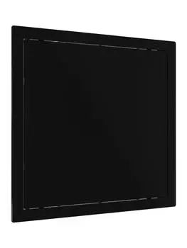 Люк ревизионный LN фланец 200x200 нажимной 224х224 пластик Black EVECS