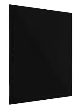 Люк ревизионный LN фланец 300х400 нажимной 327х427 пластик Black EVECS