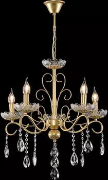 Люстра Brilliant light XE4201-5, 5*Е14, цвет золото