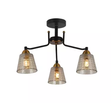 Люстра Freya FR4017PL-03BBZ цвет черный карамель