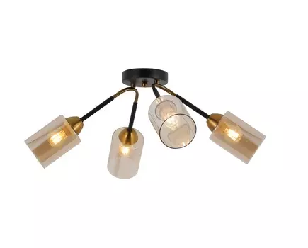 Люстра Freya Liberta FR4014PL-04BBZ цвет черный карамель