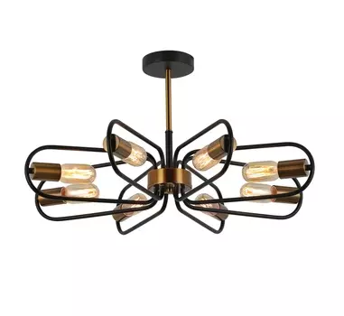 Люстра Freya Svifa FR4016PL-08BBZ цвет черный