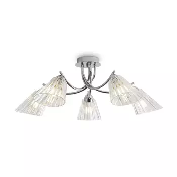 Люстра FreyaFR5423PL-05CH цвет хром прозрачный