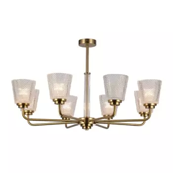 Люстра Gerhort потолочная G11060/8COP CL цвет медь,прозрачный