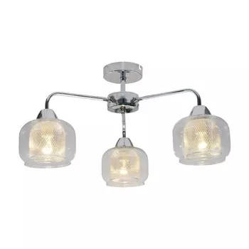 Люстра классическая 12136/3CR CL+CR 3х60Вт Е14