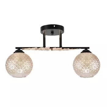 Люстра классическая 12144/2BK+FGD AMB 2х60Вт Е27
