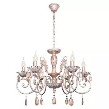 Люстра классическая с хрусталем B11229/6WG 6х40Вт Е14