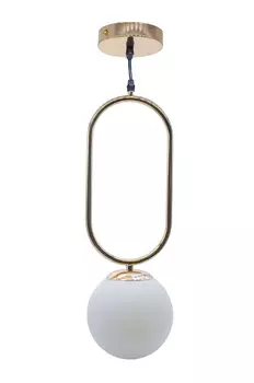 Люстра подвесная Brilliant light T02, D15хH 30CM, E27х1 цвет золотой