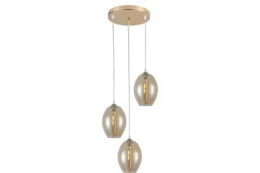 Люстра подвесная Ritter Vintage 3хЕ27 золото