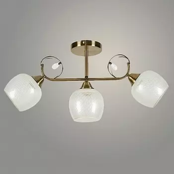 Люстра потолочная 32557/3 AB бронза 3х40W E27