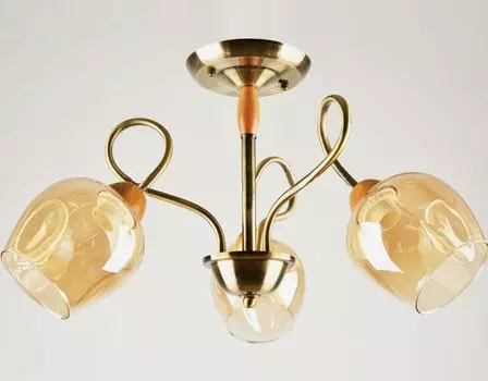 Люстра потолочная 9600 AB+YL 3*60W E27 220V