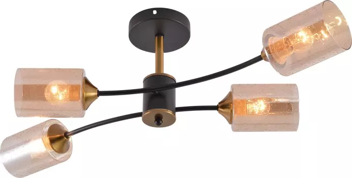 Люстра потолочная Brilliant light XA1607B-4, 4*Е27, цвет черный