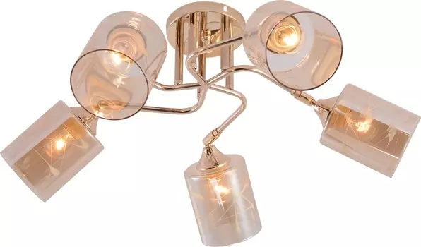 Люстра потолочная Brilliant light XA1631A-5, 5хЕ27, цвет золото
