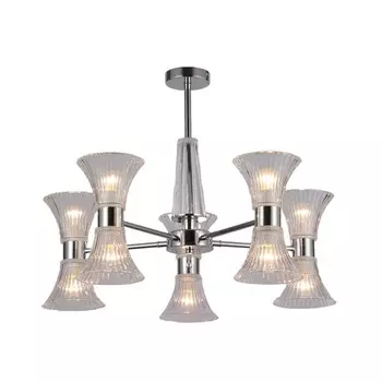 Люстра потолочная Gerhort G11057/10CR CL цвет хром,прозрачный